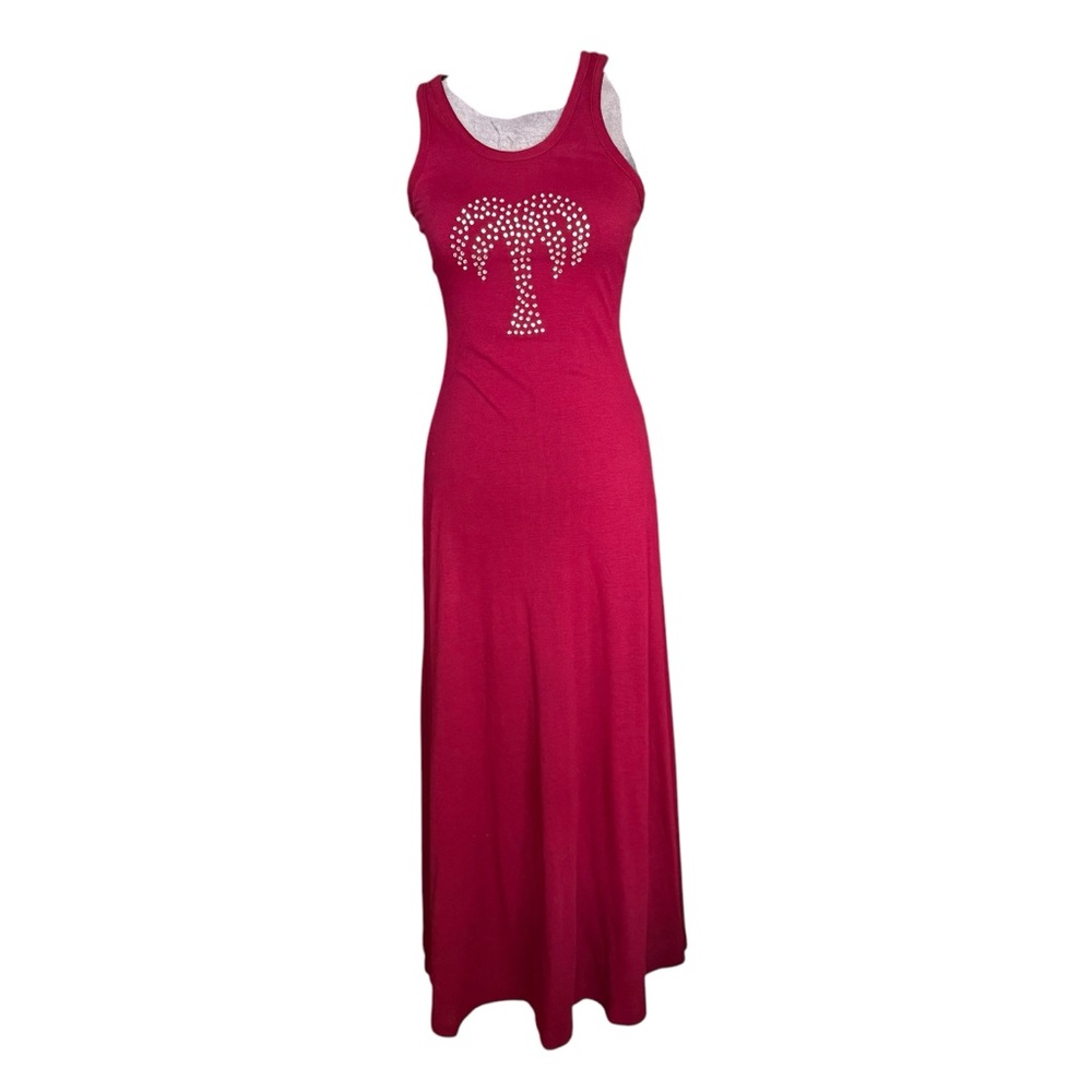 OOPS Vintage Studded Palm‎ Tree Dress  Size 6